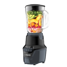 Licuadora Black + Decker con Jarra de Vidrio (BL1600BG-LA)
