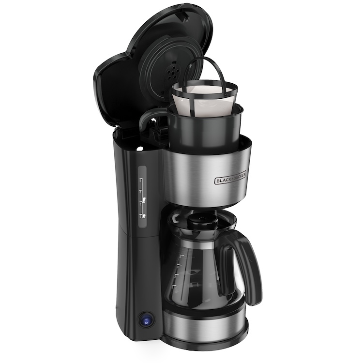 COFFEE MAKER BLACK & DECKER 5 TAZAS INOX 4 EN 1